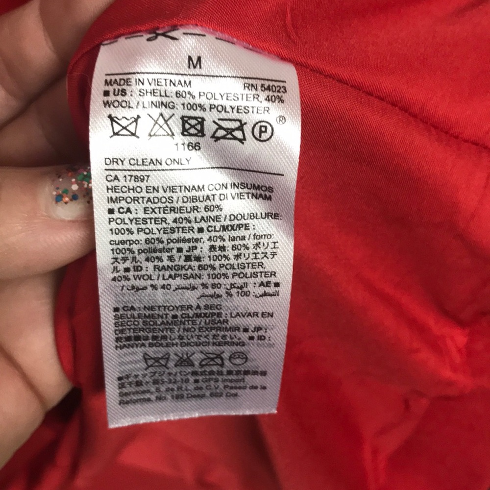 Women’s Red Old Navy Coat - Picture 5 of 5